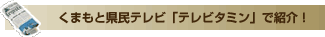 くまもと県民テレビ「テレビタミン」で紹介!